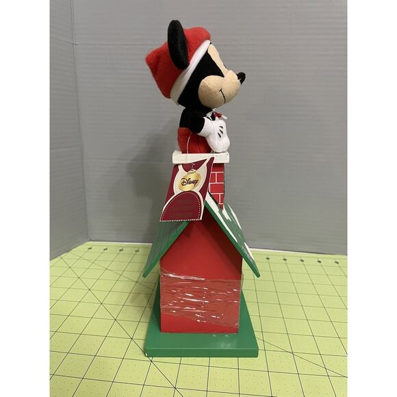 Disney Mickey Mouse Santa Wood Chimney Countdown Christmas Advent Calendar - Picture 5 of 7